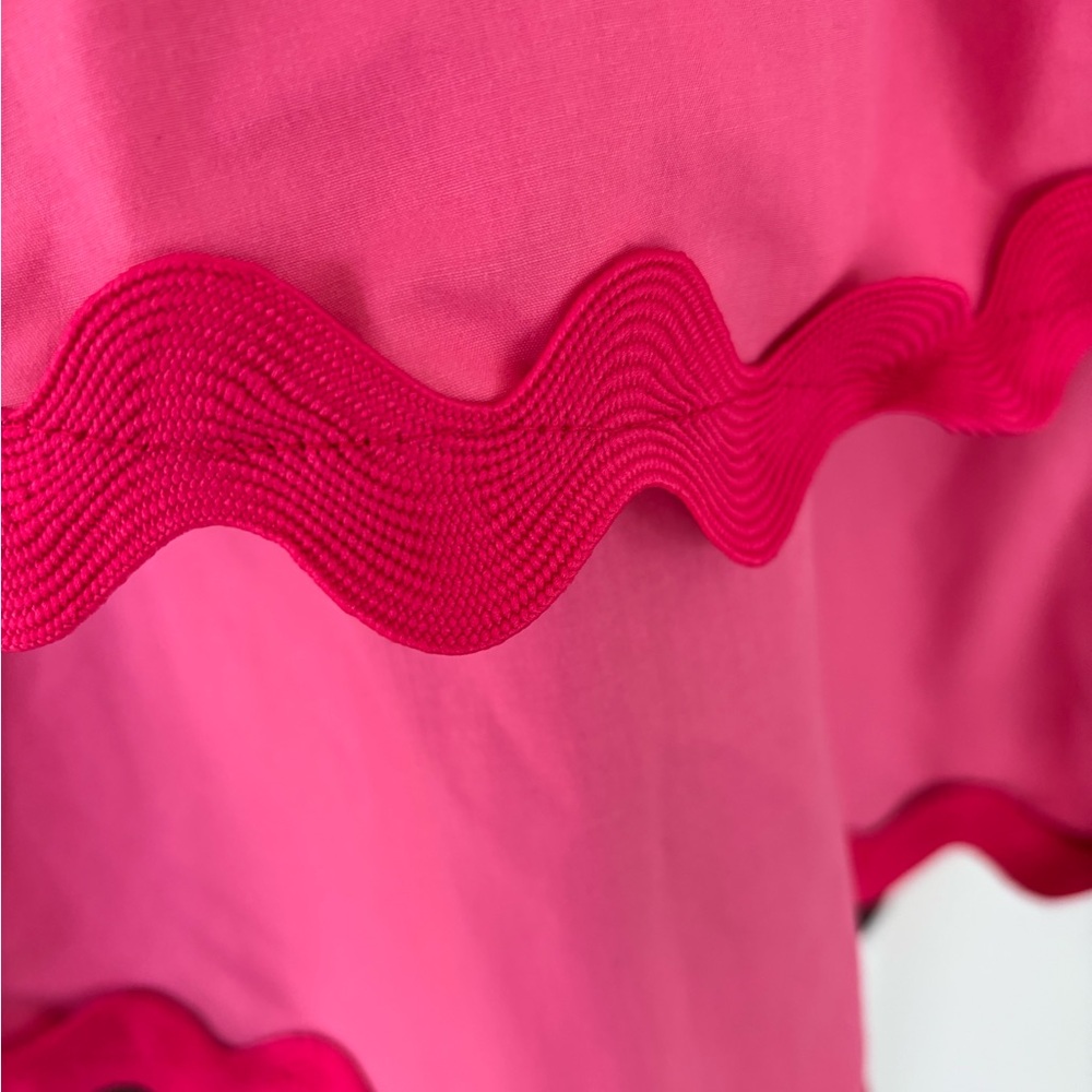 Vibrant Pink Layered Ruffle Top small - Picture 7 of 8